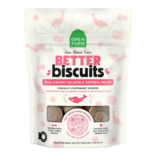 Open Farm Salmon Better Biscuit 8oz