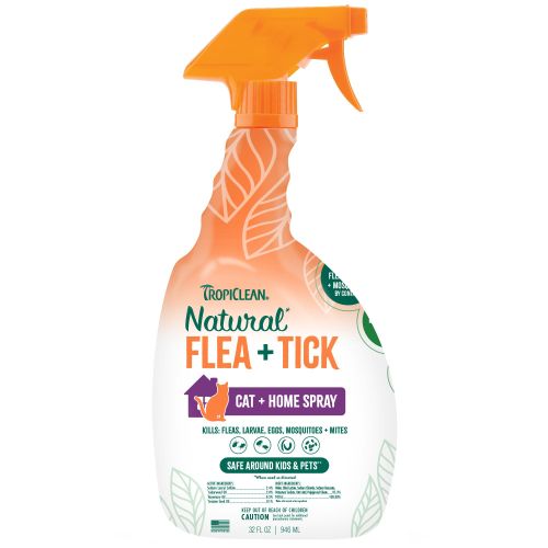 TropiClean Flea & Tick Cat & Home Spray 32oz