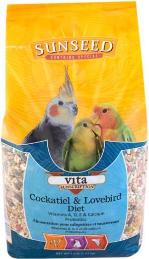 Sunseed Vita Sunscription Cockatiel 2.5lb