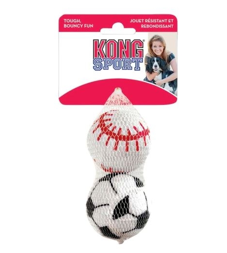 Kong Sport Ball Large 2Pk