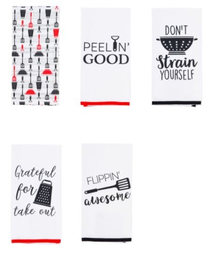 Towel 2pk Kitchen Humor