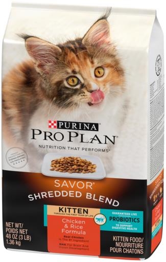 3Lb ProPlan Savor Kitten Chicken & Rice