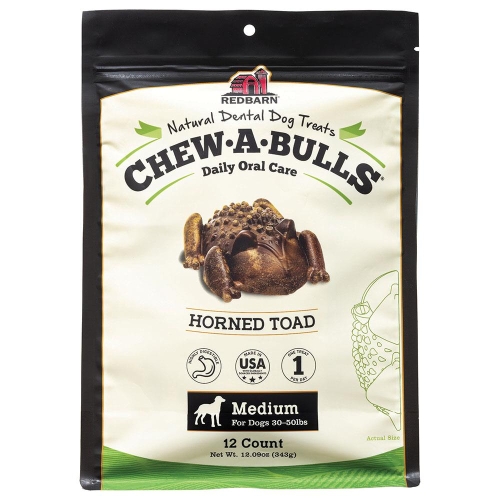 Redbarn Toad Chewabull Medium 12pk