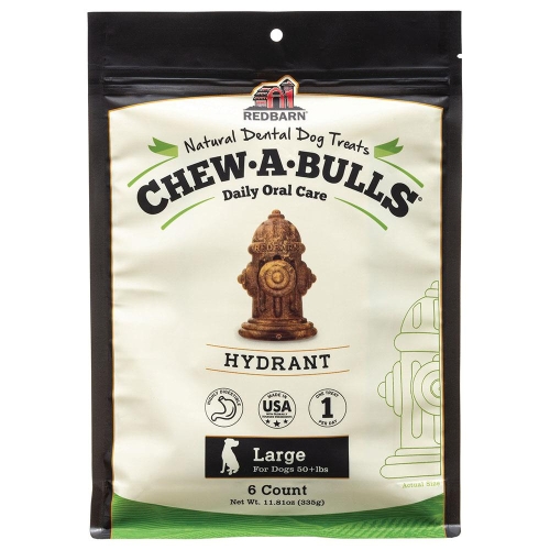 Redbarn Hydrant Chewabull Large 6pk