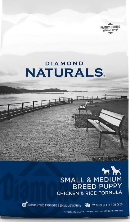 Diamond Naturals Small & Medium Breed Puppy Chicken 18lb