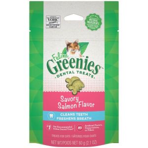 Greenies Dental Treat Cat Salmon 2.1oz