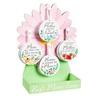 Hanging Decor Wood Bell Astd