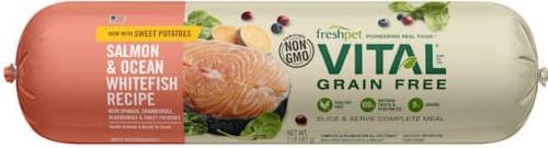 2Lb Freshpet Vital Grain Free Salmon & Vegetable Roll