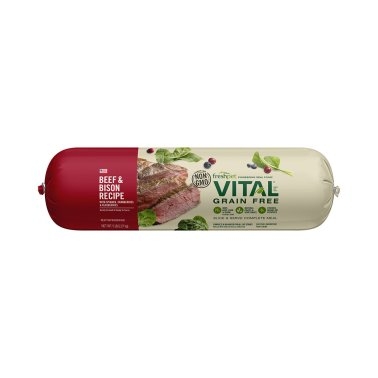 5Lb Freshpet Vital Grain Free Beef & Bison Roll