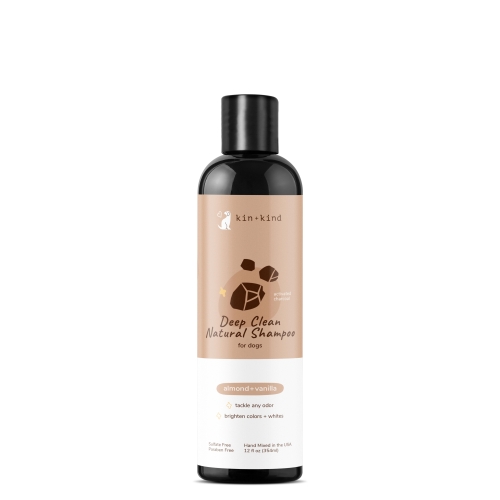 Kin & Kind Shampoo For Dogs Almond & Vanilla 12oz