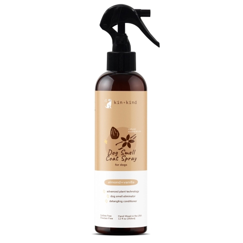 Kin & Kind Almond & Vanilla Dog Coat Spray 12oz