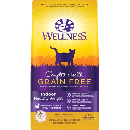 11.5Lb Wellness Cat Grain Free Indoor Healthy Weight