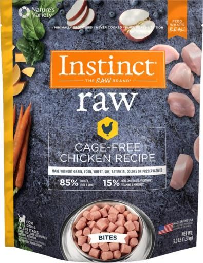 Natures Variety Instinct Grain Free Raw Chicken Bites 3lb