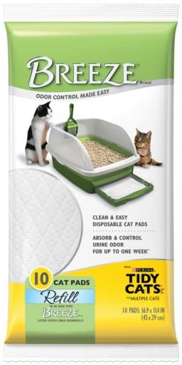 Tidy Cat Breeze Cat Pads 10ct