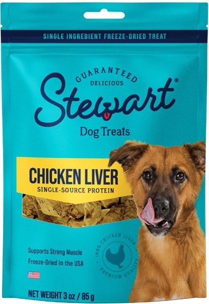 Stewart Freeze Dried Chicken Liver Treat 3oz