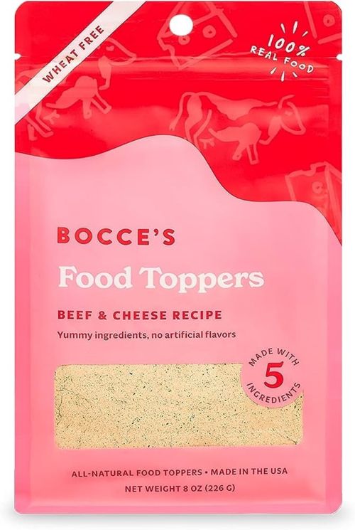 Bocces Food Topper Beef and Cheese 8oz