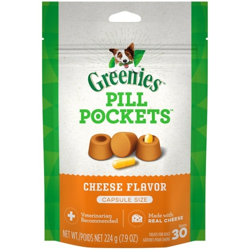 Greenies Pill Pocket Dog Cheese Capsule Size 7.9oz