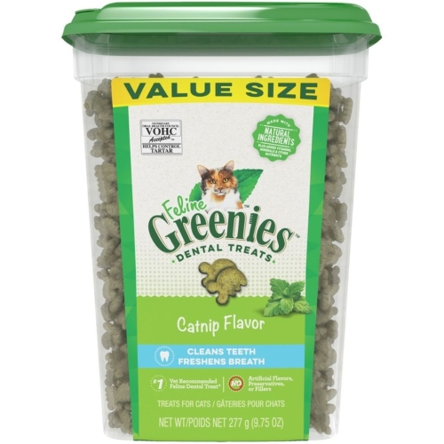 Greenies Dental Treat Cat Catnip 9.75oz