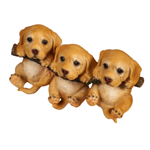 Pups on Branch Statue