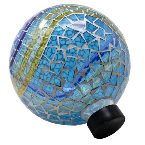 Gazing Globe 10" Oceana Mosaic