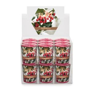 Root Candle Votive 20hr Hollyberry