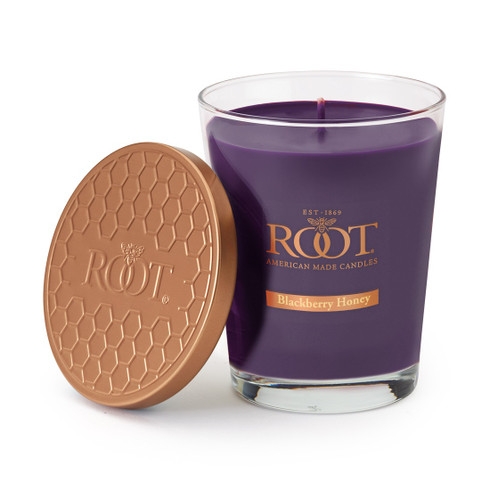 Root Candle Large Veriglass Blackberry Honey