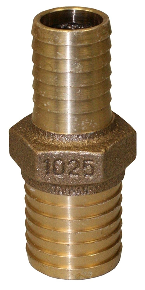 1 X 1-1/4 Red Brass Coup