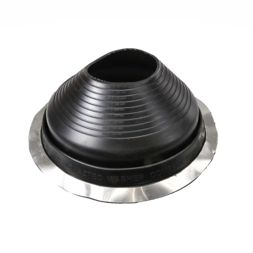 #3 1/4-5 Black Rnd Roof Boot