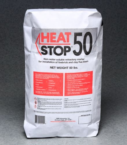 Heat Stop 50 Refractory Cement 50Lb