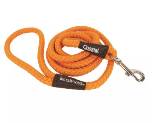 Coastal Water & Woods Leash Safety Orange 6'