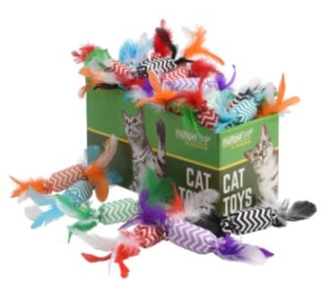 Candy Crackle Feather Cat Toy