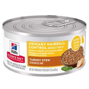 Hill's Science Diet Cat Urinary Hairball Turkey Stew 2.9oz