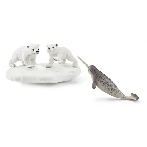 Schleich Polar Bears/narwhal