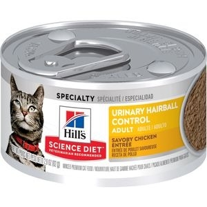 2.9OZ Hill's Science Diet Adult Urinary & Hairball Control Wet Cat Food