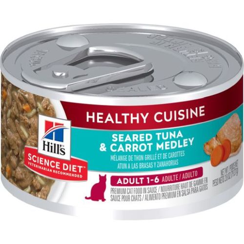 Hill's Science Diet Healthy Cuisine Seared Tuna & Carrot Meadly 2.8oz