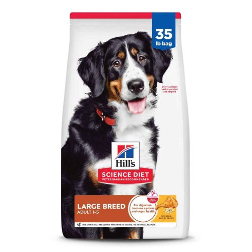 35Lb Hill's Science Diet Adult Large Breed Dry Dog Food, Chicken & Barley