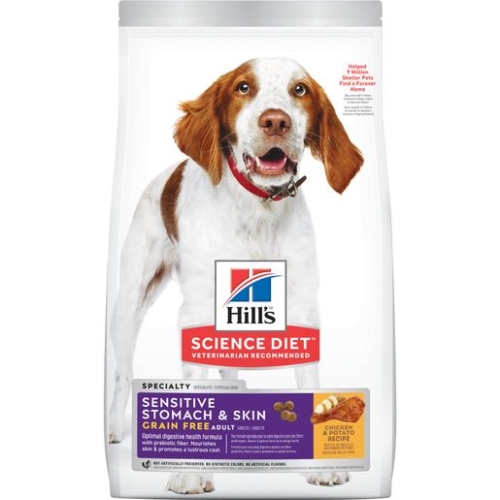 24Lb Hill's Science Diet Adult Sensitive Stomach & Skin Grain Free Dry Dog