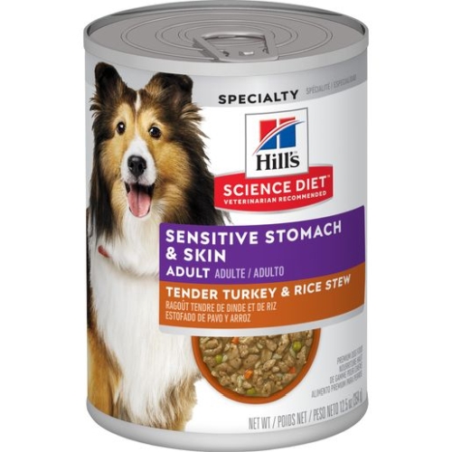 12.5Oz Hill's Science Diet Adult Sensitive Stomach & Skin Canned Dog Food,