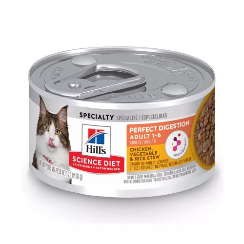 2.9oz Hill's Science Diet Perfect Digestion Chicken Cat