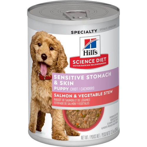 13oz Hill's Science Diet Puppy Sensitive Stomach & Skin Salmon & Vegetable