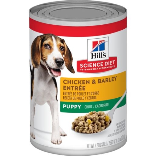 13Oz Hill's Science Diet Puppy Canned Dog Food, Chicken & Barley Entree