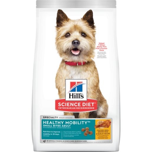 4Lb Hill's Science Diet Adult Healthy Mobility Small Bites Dry Dog Food,