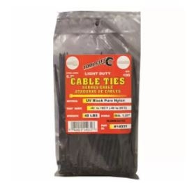 CABLE TIE BLK 5.7" 40# 100ct LD