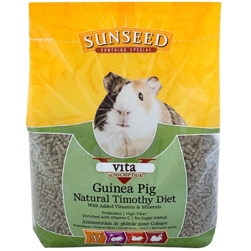 Sunseed Vita Sunscription Guinea Pig Natural Timothy Diet 5lb