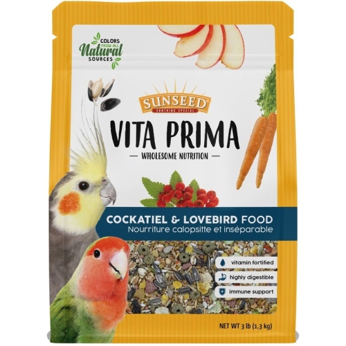 Sunseed Vita Prima Cockatiel & Lovebird 3lb