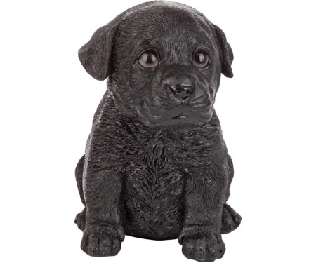 Statue Black Lab Puppy