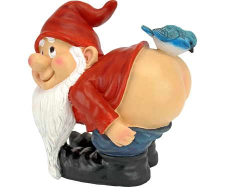 Moonie Bare Buttocks Gnome