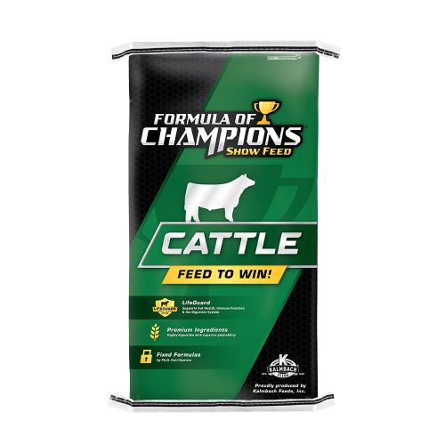 Kalmbach Champions Show Cattle Fully Charged 12% Pellet