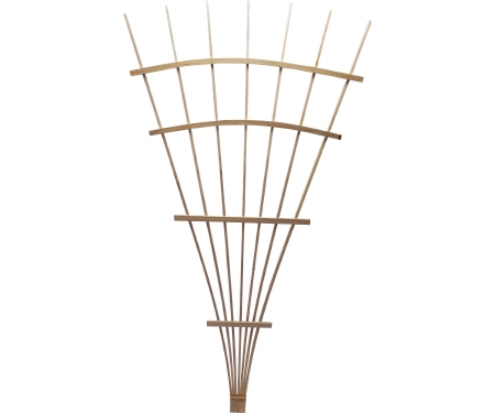 Trellis Wood Fan 4' H