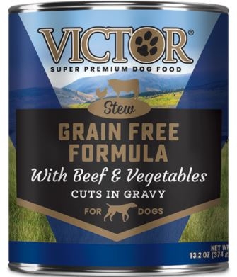 13.2Oz Victor Dog Grain Free Beef & Veg